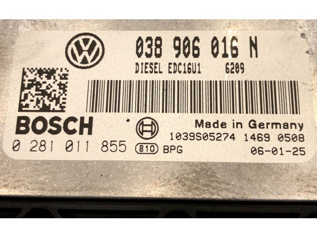 Řídící jednotka 038906016N Volkswagen Transporter - Caravelle T5 2003