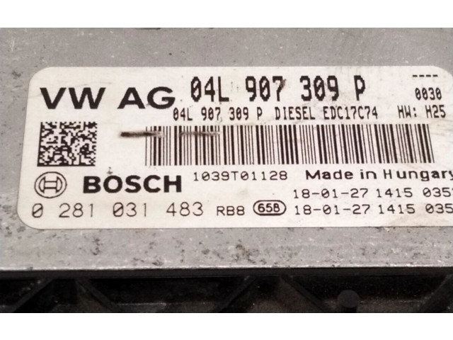 Řídící jednotka 04L907309P, 0281031483 Volkswagen Passat Alltrack 2018