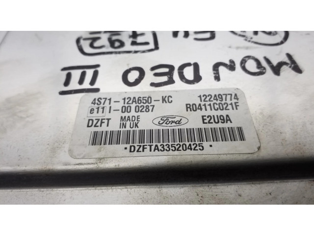 Řídící jednotka 4S7112A650KC, 1224977R Ford Mondeo Mk III 2004