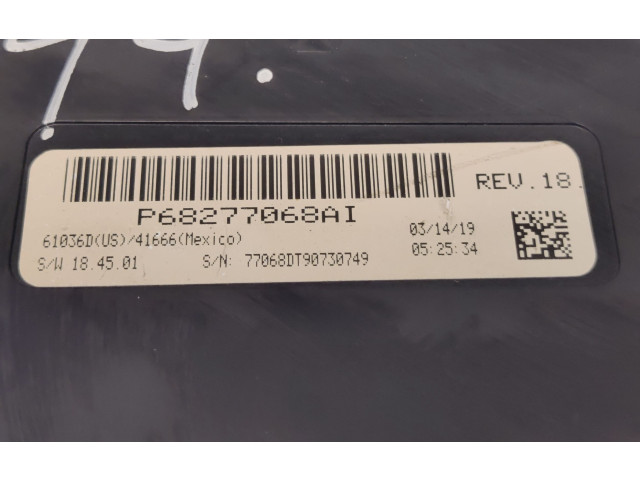 Блок управления климат-контролем 68277068AI, P68277068AI   Ram 1500