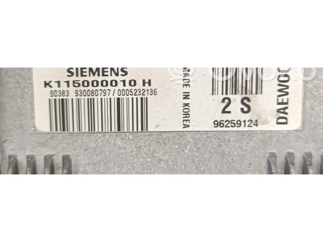 Vstřikovací lišta K115000010H, K115000010H Daewoo Matiz