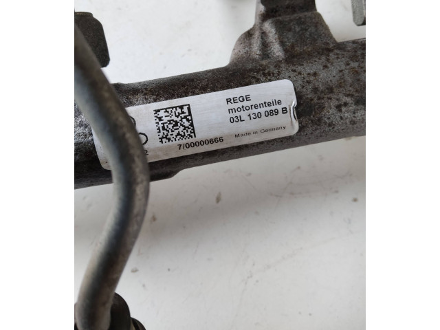 Топливная рампа 03L130089B, 700000666 Volkswagen Jetta VI для двигателя CAYC