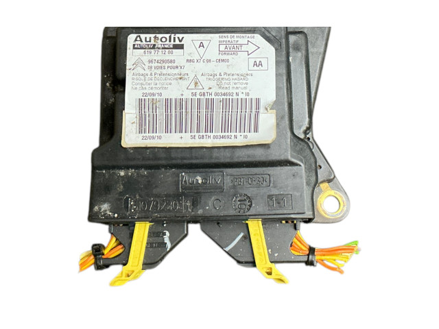 Блок подушек безопасности 9674290580, 619771200 Citroen C5