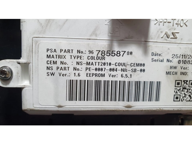 Панель приборов 9678558780 Citroen DS4