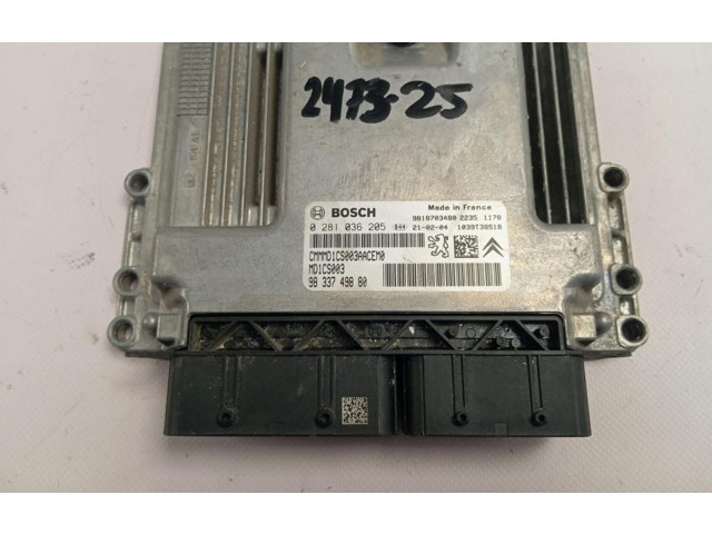 Řídící jednotka 9833749880   Peugeot Partner 2021