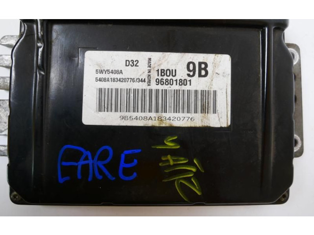 Блок управления двигателя 5WY5408A   Chevrolet Matiz