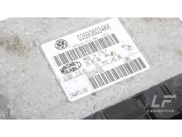 Блок управления двигателя 036906034KK Seat Ibiza I (021A)