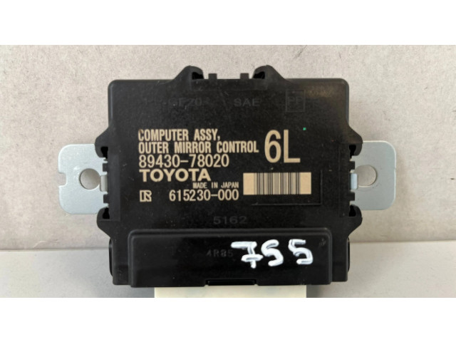 Блок управления 89430-78020, 615230000 Lexus NX