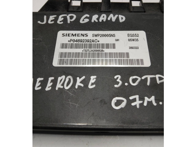 Блок управления коробки передач P04692392AC, 5WP20005NS Jeep Grand Cherokee (WK)