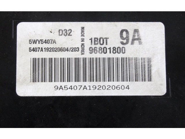 Блок управления двигателя 96801800   Chevrolet Matiz