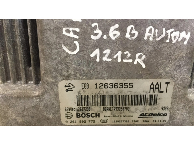 Блок управления двигателя 12636355, 0261S02772 Chevrolet Camaro