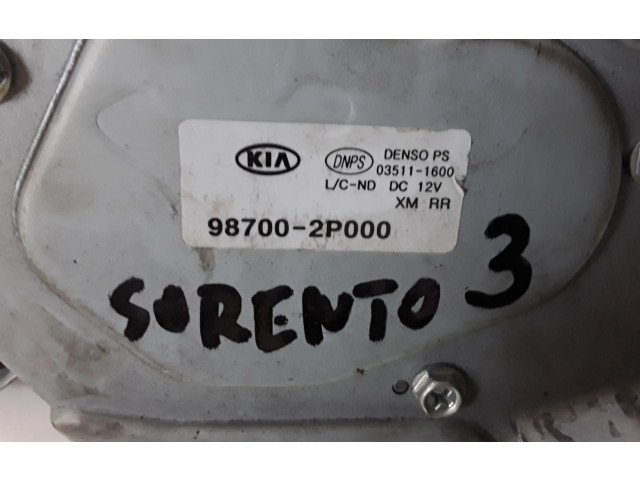 Pojistková skříňka Двигатель стеклоочистителя заднего стекла 987002P500, 035111800 KIA Sorento 2014