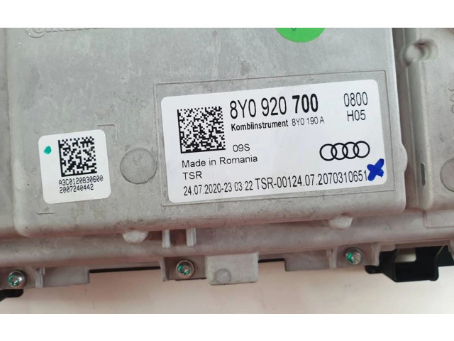 Панель приборов 8Y0920700, 8Y0190A Audi A3 8Y