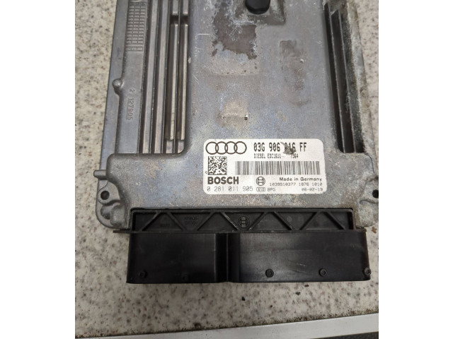 Блок управления двигателя 03G906016FF, 0281011905   Audi A3 S3 A3 Sportback 8P