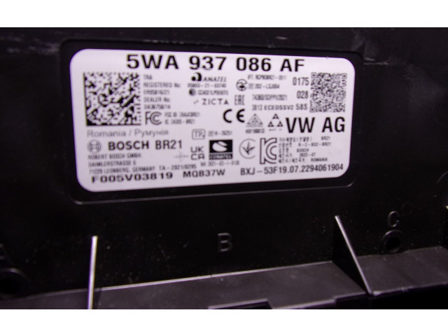 Блок управления 5WA937086AP, 5WA937086AF   Cupra Leon