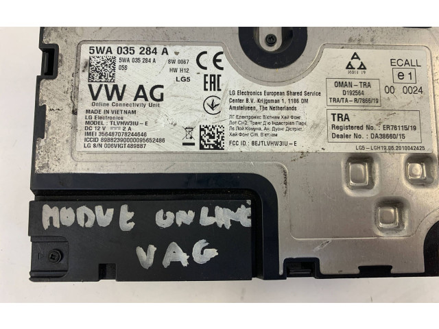 Блок управления 5WA035284A Skoda Octavia Mk4