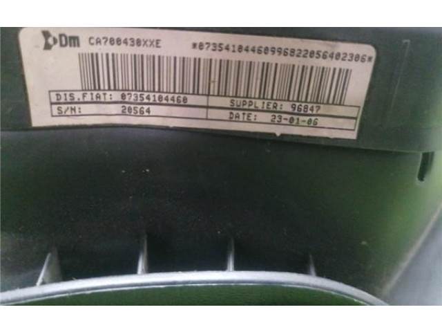 Подушка безопасности водителя 7354104460, 7354104460   Fiat Punto (199)