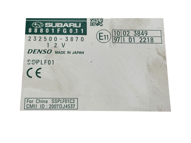 Блок управления 88801FG011, 2007DJ4537   Subaru Forester SH