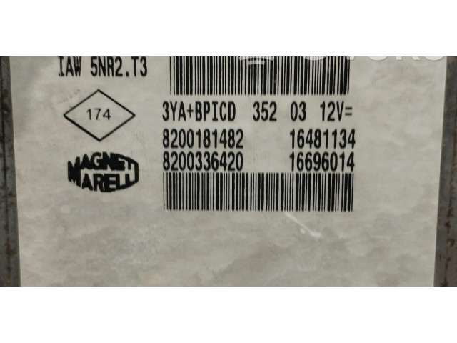 Комплект блоков управления 8200181482, 8200181482 Renault Twingo I