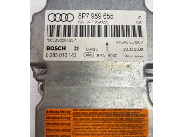 Блок подушек безопасности 8P7959655, 0285010143   Audi A3 S3 8P