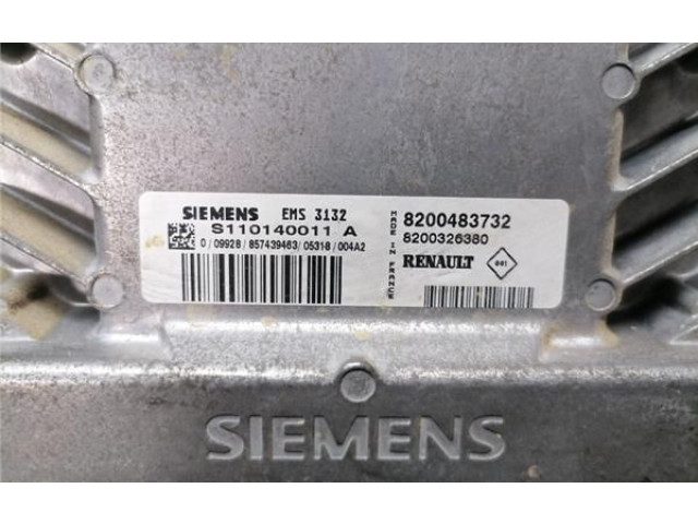 Блок управления двигателем Блок управления S110140011A, 8200483732 Dacia Logan I