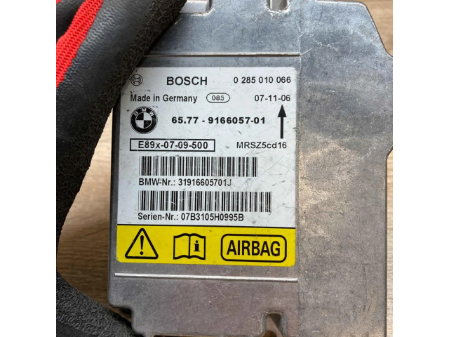 Turbodmychadlo Блок управления надувных подушек 9166057, 0285010066 BMW 1 E81 E87