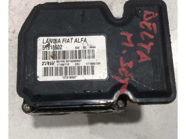 Блок АБС    Lancia  Delta III  2008 - 2014 года