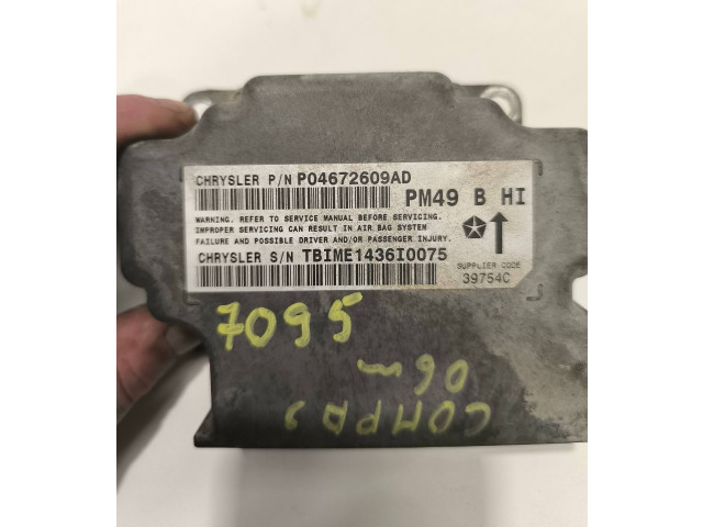 Блок подушек безопасности 39754C, TBEME143610075 Jeep Compass