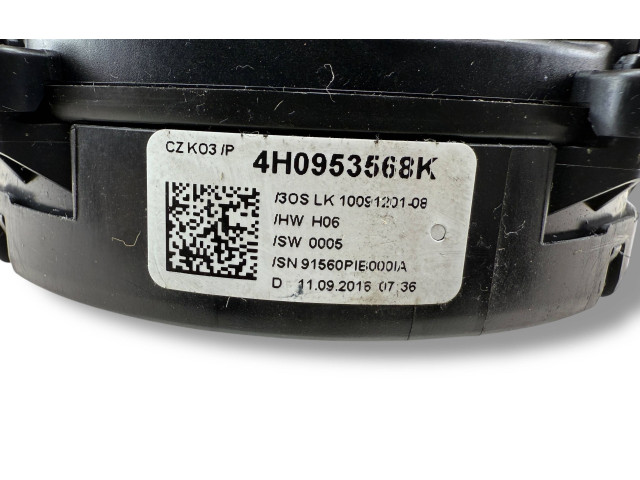 Полоса надувных подушек (кольцо srs) Audi A6 S6 C7 4G 2011 - 2018 года 4H0953568K, 1009120108