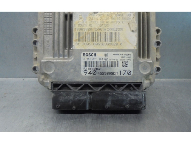 Řídící jednotka 51896962, 0281015984 Alfa Romeo Giulietta 2010