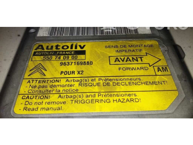 Блок подушек безопасности 9637169880 Citroen Xantia