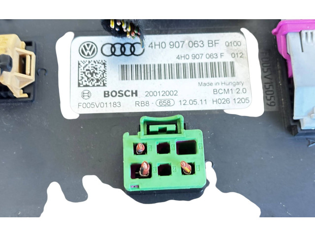 Блок комфорта 4H0907063BF, 20012002   Audi A7 S7 4G   