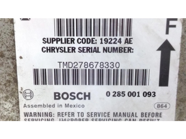 Блок подушек безопасности 0285001093, TMD278678330   Chrysler Voyager