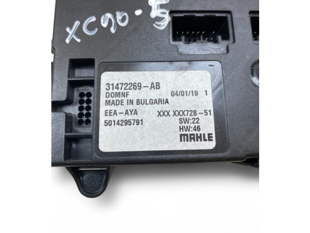 Блок управления климат-контролем 31472269   Volvo XC90