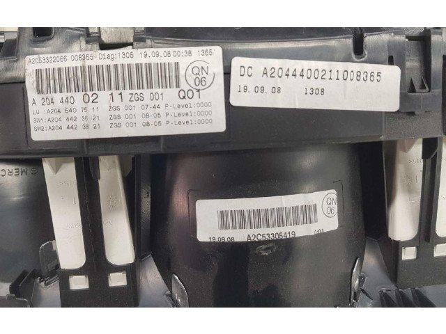 Панель приборов A2044400211, 2044400211   Mercedes-Benz GLK (X204)       