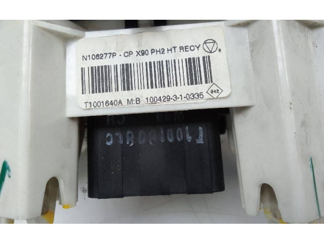 Блок управления климат-контролем T1001640a Dacia Sandero