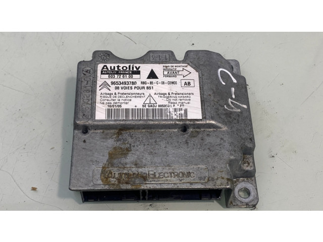 Блок подушек безопасности 9653493780, 603726100   Citroen C4 I