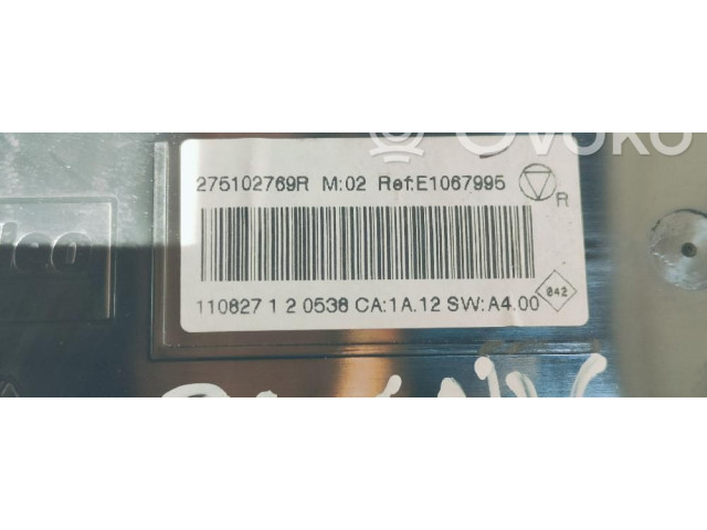 Блок управления климат-контролем 275102769R   Renault Scenic III   Grand scenic III