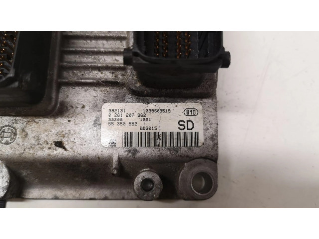 Блок управления двигателя 55350552, 0261207962 Opel Corsa C