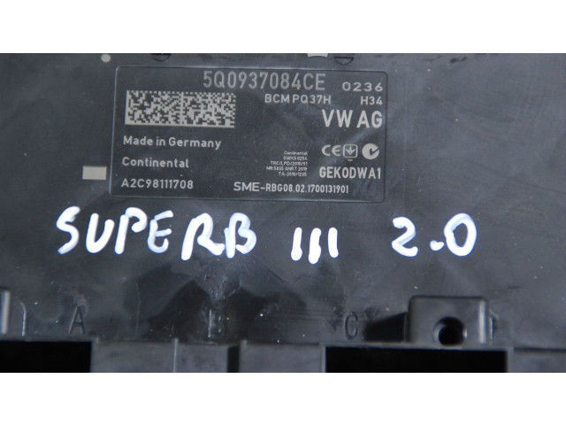 Блок комфорта 5Q0937084CE, 150KM   Skoda Superb B8 (3V)   