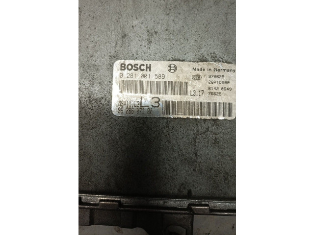 Блок управления двигателя 0281001589   Citroen XM