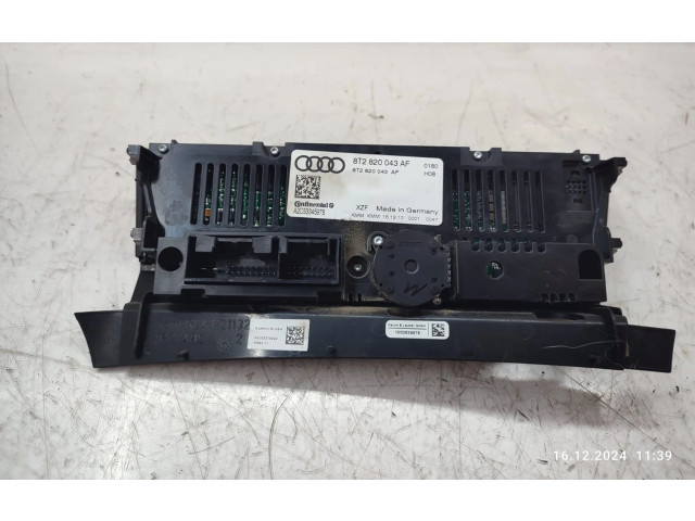 Блок управления климат-контролем 8T2820043AF Audi Q5 SQ5