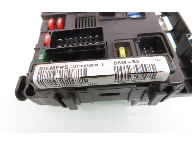 Pojistková skříňka Řídící jednotka BSM 965061848000, U118470003L   Citroen Berlingo 2006