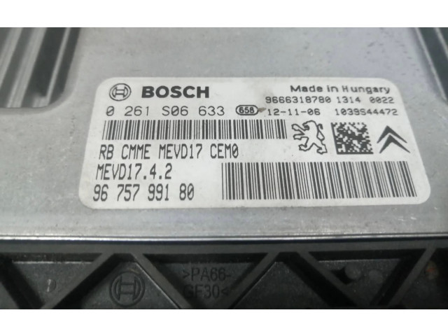 Řídící jednotka 0261S06633, 9666318780 Peugeot RCZ 2014