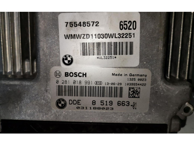 Řídící jednotka 0281018991 Mini Cooper Countryman R60 2013