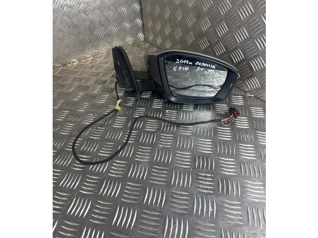 Зеркало электрическое Skoda Octavia Mk3 (5E) 2013 - 2019 года