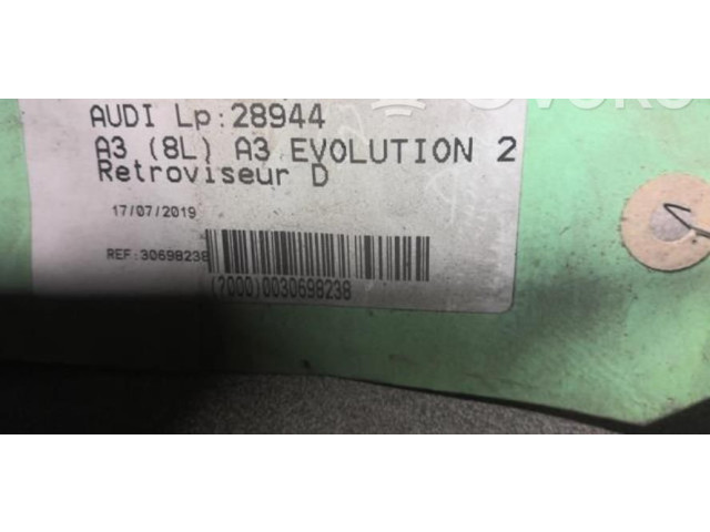 Зеркало электрическое Audi A3 S3 8L 1996 - 2003 года