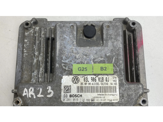 Блок управления двигателя 03L906018QJ Skoda Yeti (5L)