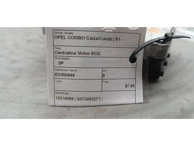 Блок управления двигателя 12214089, 8973003271   Opel Combo C