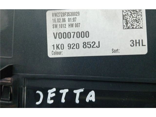 Панель приборов 1K0920852J, 0090059 Volkswagen Jetta V